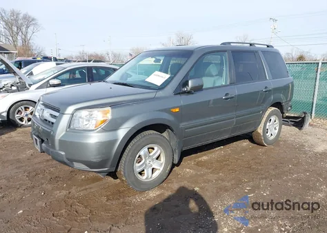 2008 Honda Pilot Vp from USA, damaged, VIN 5FNYF18288B052499